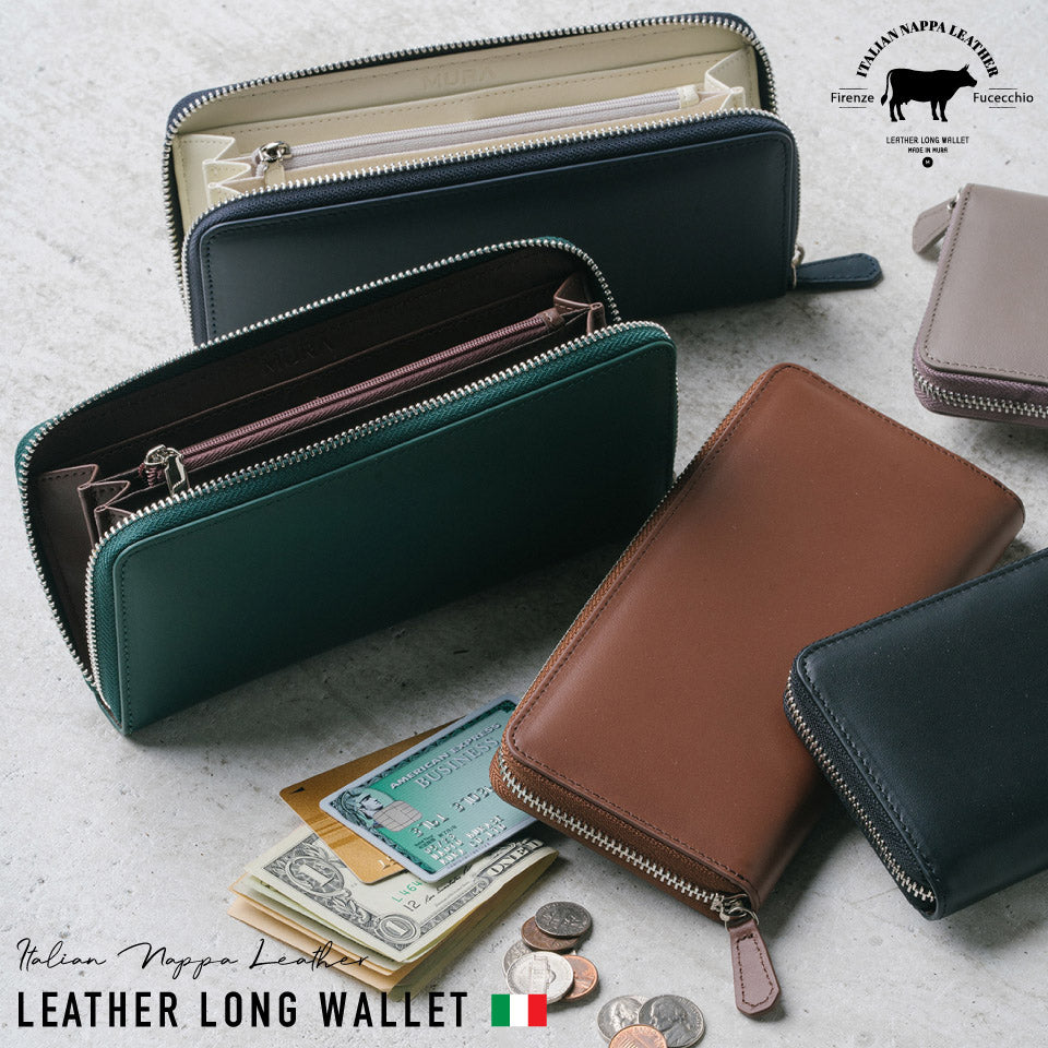 長財布 サミールナスリレザー MURA 長財布 財布 レディース RFID スキミング防止 ファスナー