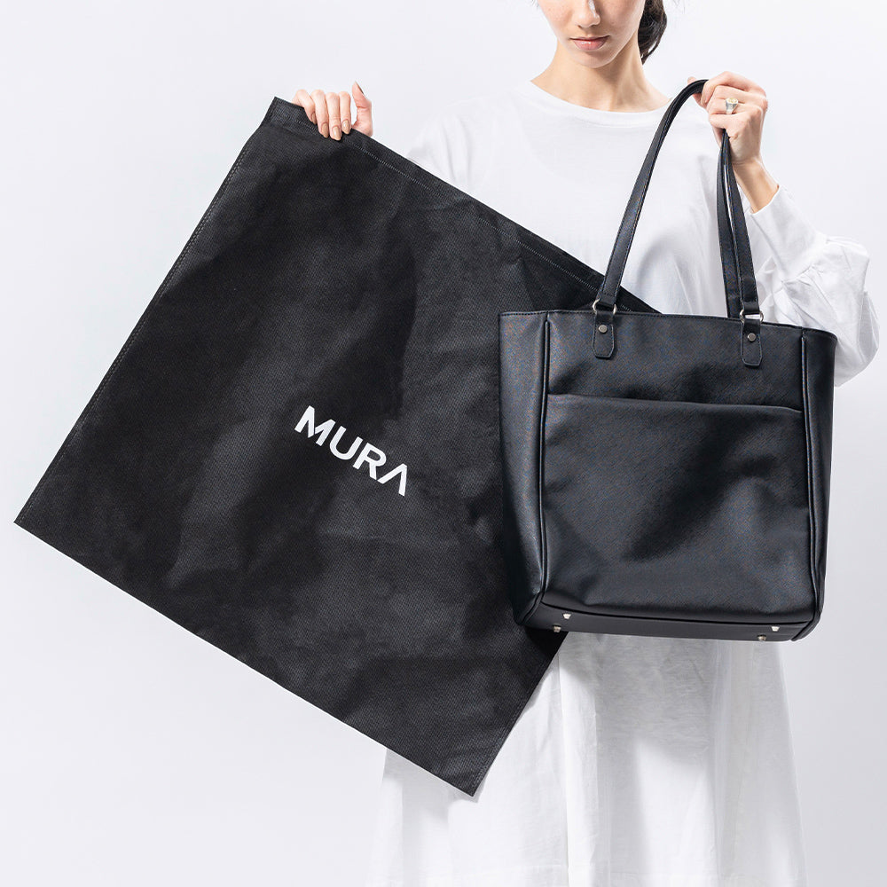 トートバック(大)　3way ベルト付　ファスナー開閉 トートバッグ 大口大容量 クロージャーファスナー[品番