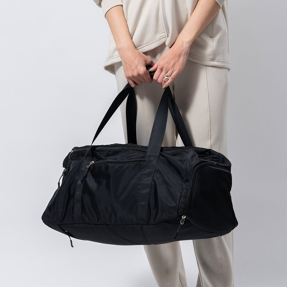 3WAY ポリエステル シューズポケット スポーツボストンバッグ