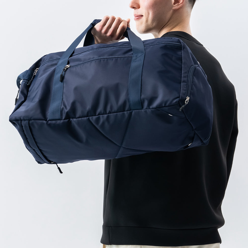 3WAY ポリエステル シューズポケット スポーツボストンバッグ