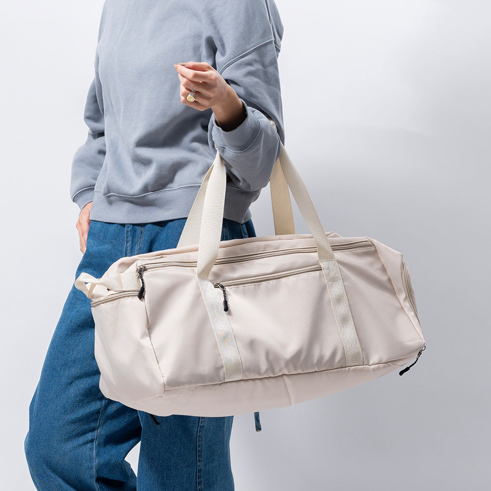 3WAY ポリエステル シューズポケット スポーツボストンバッグ