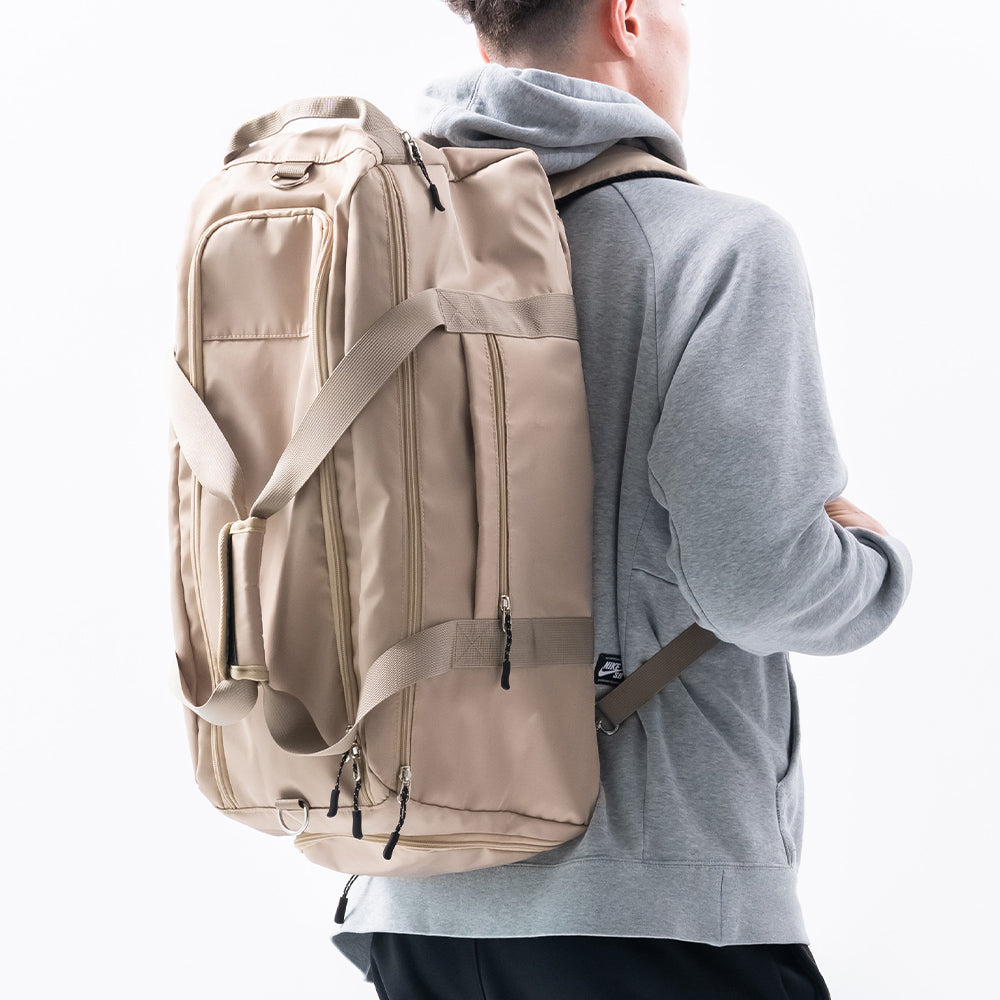 3WAY ポリエステル シューズポケット スポーツボストンバッグ