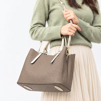 【Ternea テルネア】レディース 2way ショルダー付き PUレザー トートバッグ