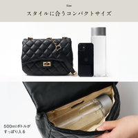 【Rombea ロンベア】キルティング ミニショルダーバッグ