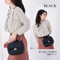 【Rombea ロンベア】キルティング ミニショルダーバッグ