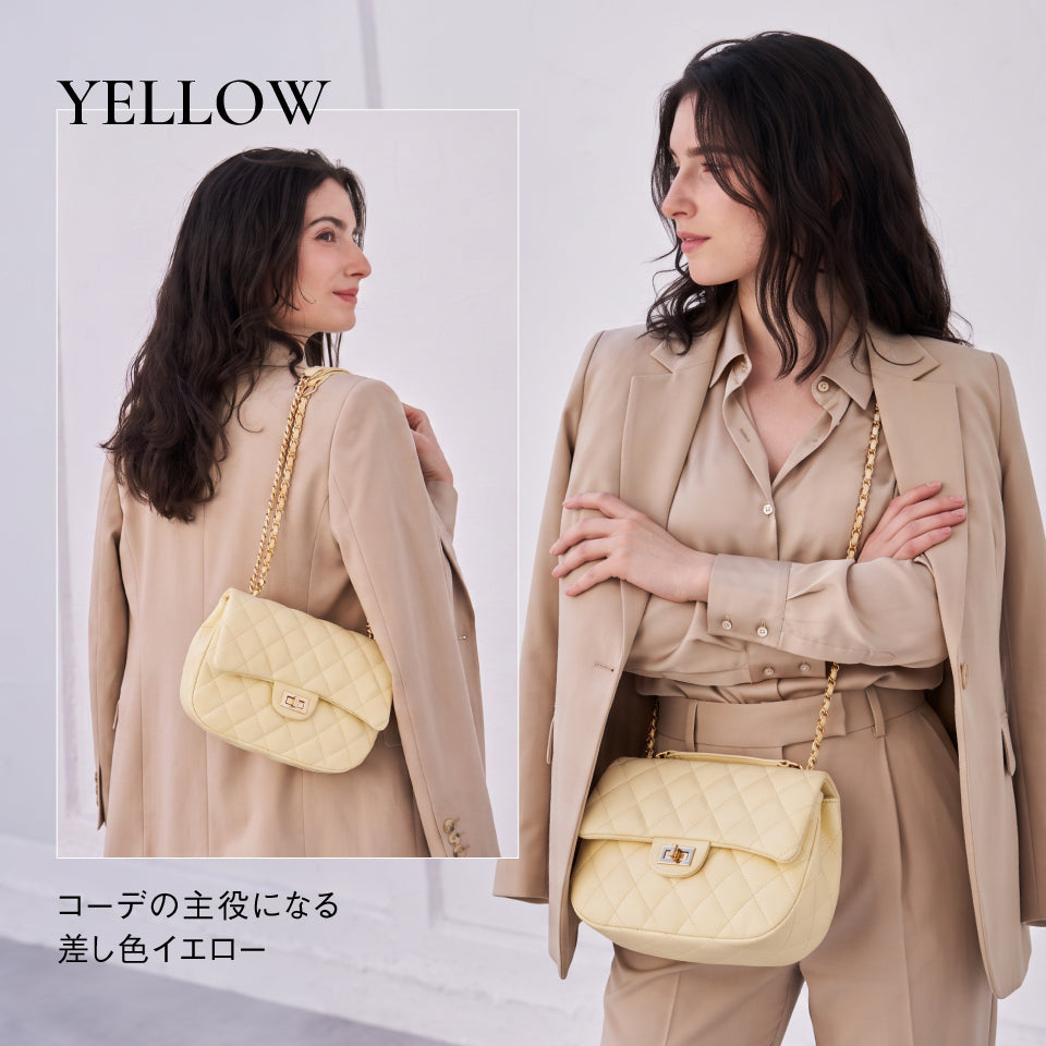 【Rombea ロンベア】キルティング ミニショルダーバッグ