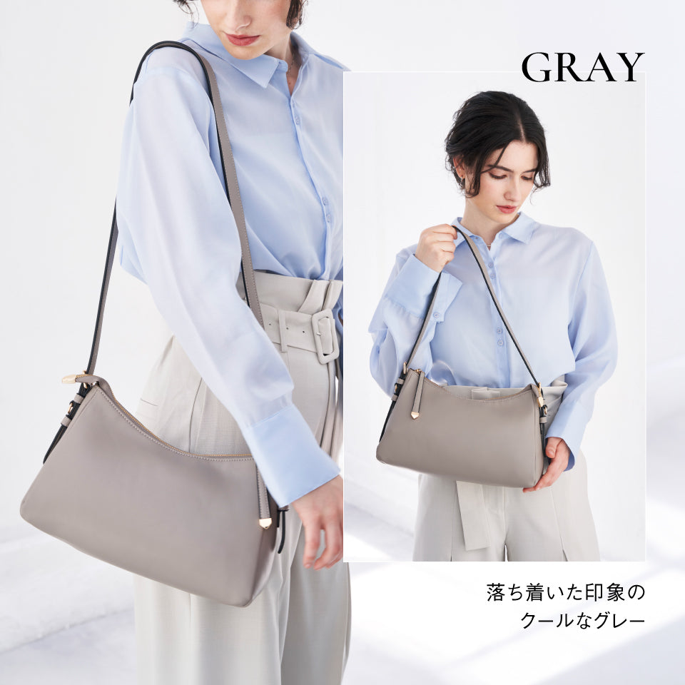 【Levea レヴェア】軽量 上品 2wayショルダーバッグ