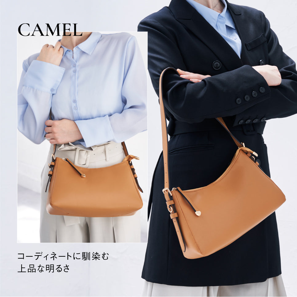 【Levea レヴェア】軽量 上品 2wayショルダーバッグ