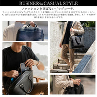 大容量12L ダブルジッパー シュリンクレザー ビジネス ブリーフケース