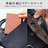 軽量・薄型 ２WAY 牛本革ミニブリーフケース
