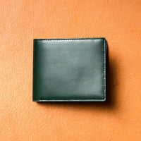 コードバン調/カーボン レザー box型小銭入れ 二つ折り財布