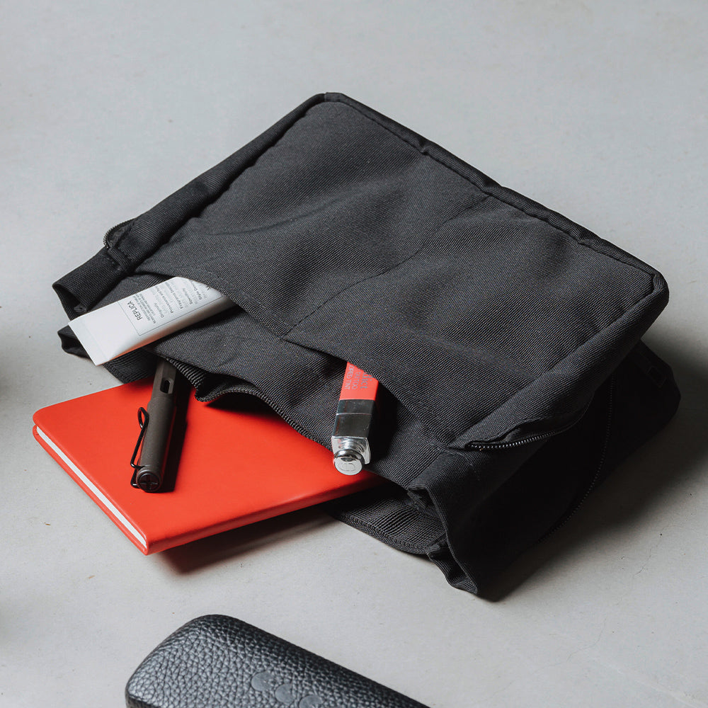 サスティナブル R－PET 撥水抗菌「サイズが調整できる」バッグインバッグ インナーバッグ