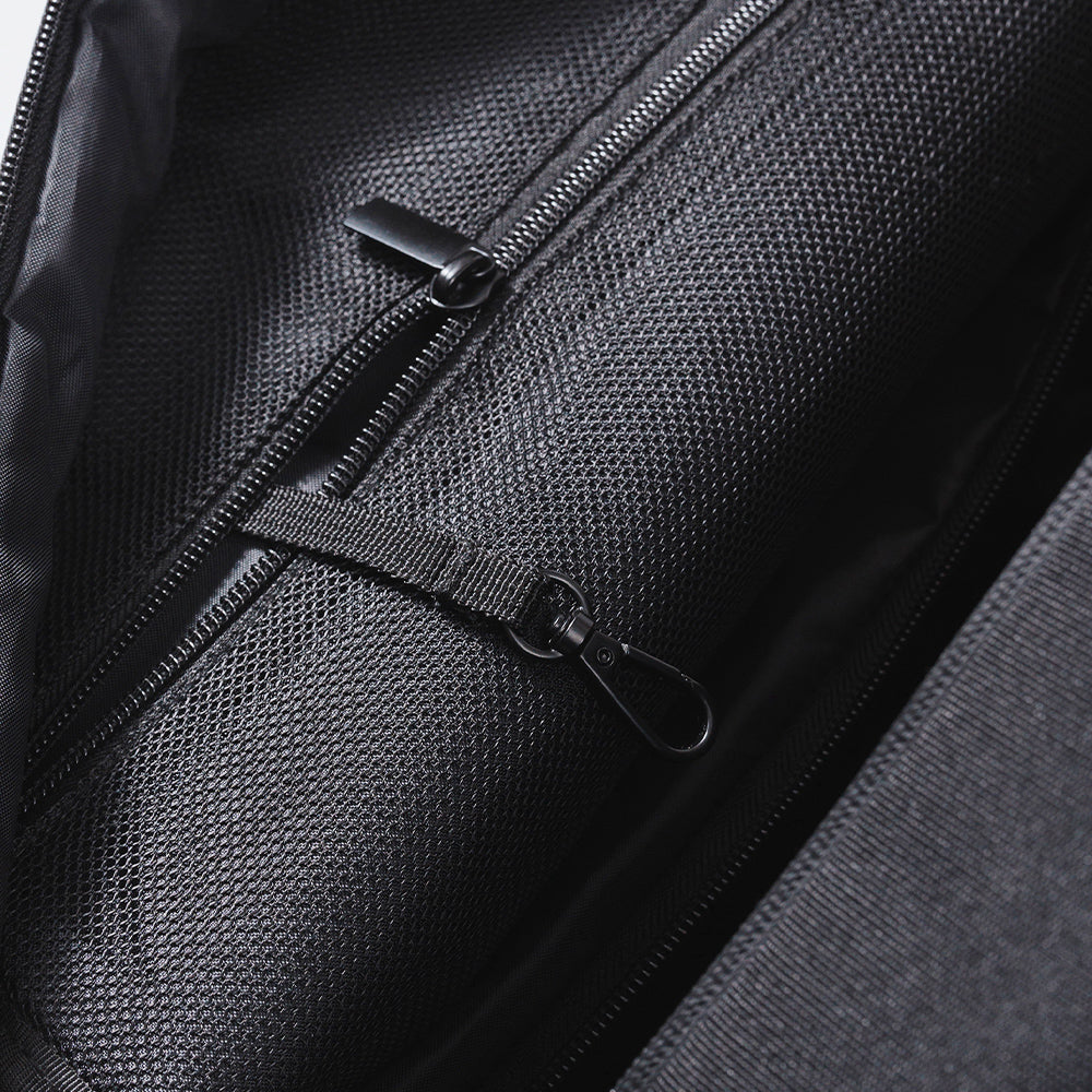 R-PET(リサイクルポリエステル) 2階構造 ユニセックスリュック マザーズバッグ