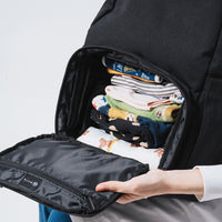 R-PET(リサイクルポリエステル) 2階構造 ユニセックスリュック マザーズバッグ