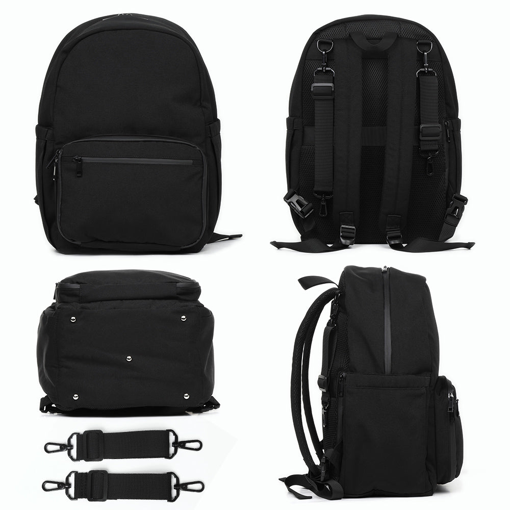 R-PET(リサイクルポリエステル) 2階構造 ユニセックスリュック マザーズバッグ