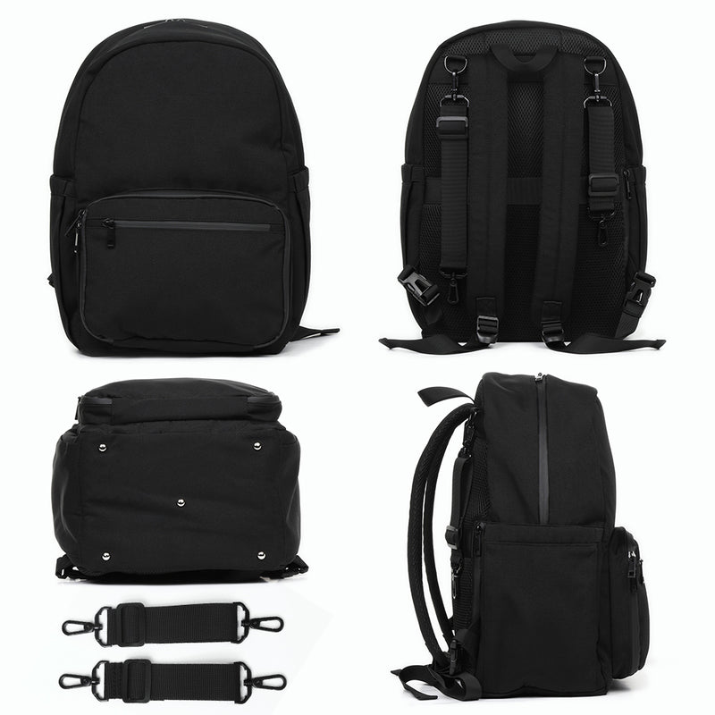 R-PET(リサイクルポリエステル) 2階構造 ユニセックスリュック マザーズバッグ