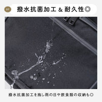 R-PET(リサイクルポリエステル) 2階構造 ユニセックスリュック マザーズバッグ