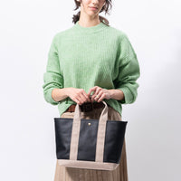 PU(サボテン由来) ショルダーベルト付き トートバッグ