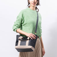 PU(サボテン由来) ショルダーベルト付き トートバッグ