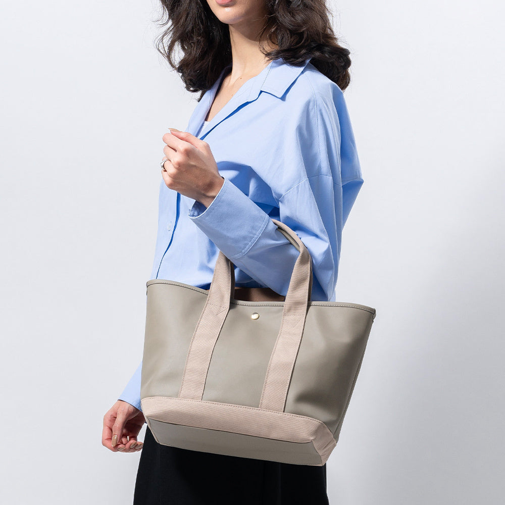 PU(サボテン由来) ショルダーベルト付き トートバッグ