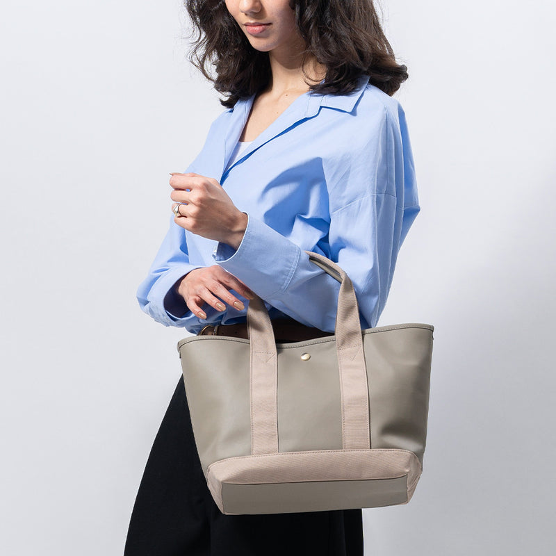 PU(サボテン由来) ショルダーベルト付き トートバッグ