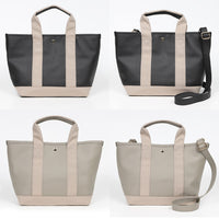 PU(サボテン由来) ショルダーベルト付き トートバッグ