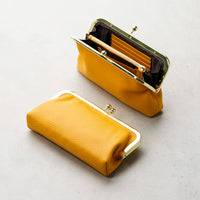 ソフトシュリンク エコレザー がま口 長財布