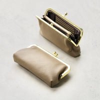 ソフトシュリンク エコレザー がま口 長財布