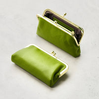 ソフトシュリンク エコレザー がま口 長財布