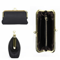 ソフトシュリンク エコレザー がま口 長財布