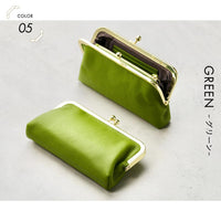 ソフトシュリンク エコレザー がま口 長財布