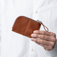 牛本革 キーリング付き マルチ収納ケース