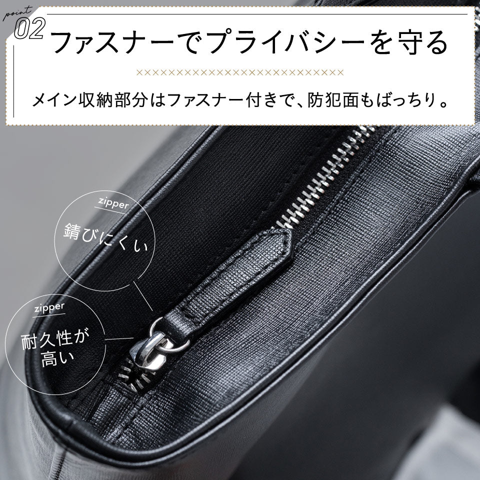 本革 サフィアーノレザー シンプル トートバッグ
