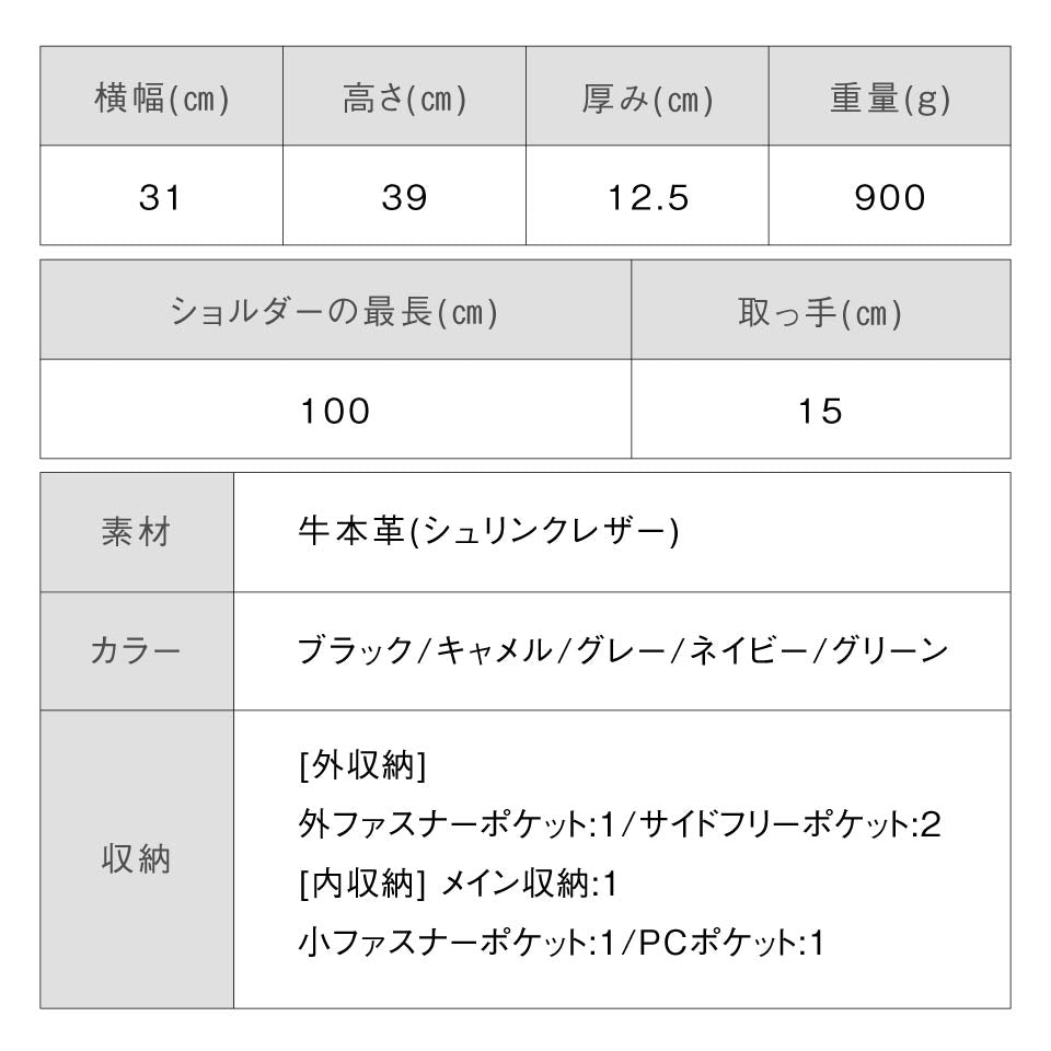 シュリンクレザー ダブルジッパー バックパック 牛本革リュック
