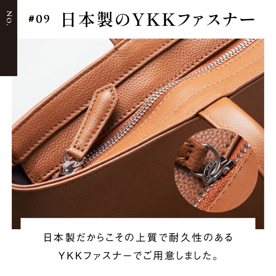milok レザーバック シュリンクレザー シンプル スマホポケット付き本革トートバッグ