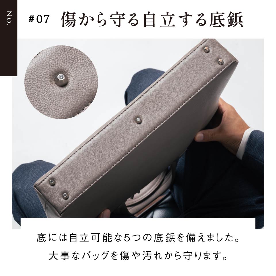 薄型 ダブルジッパー YKKファスナー 牛革 ビジネス ブリーフケース