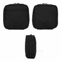 サスティナブル R-PET 撥水抗菌 中身が一目でわかる スクエア メイク ミニ 化粧ポーチ