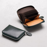 イタリアン/フルグレイン じゃばら式 スキミング防止 コンパクトミニ財布