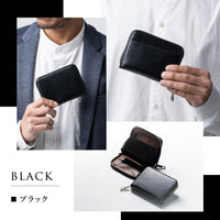 リサイクルPU(合成皮革) スキミング防止 コンパクトミニ財布