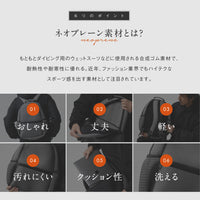 ネオプレン サコッシュ付き ユニセックス リュック POTTY