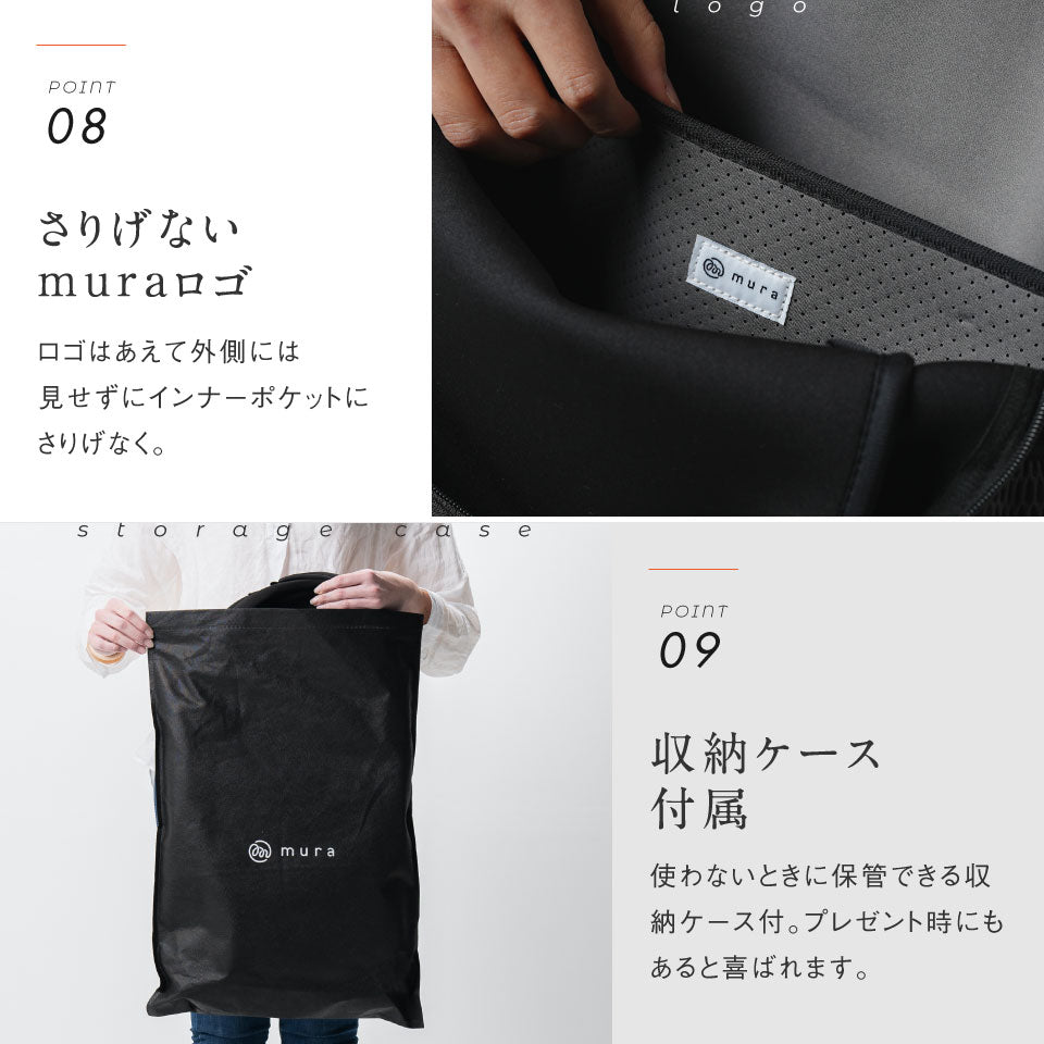 ネオプレン サコッシュ付き ユニセックス リュック POTTY