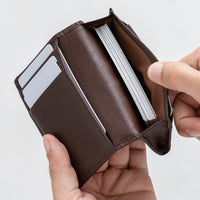 サフィアーノレザー 大容量 スリム名刺入れ