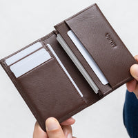 サフィアーノレザー 大容量 スリム名刺入れ