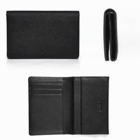 サフィアーノレザー 大容量 スリム名刺入れ