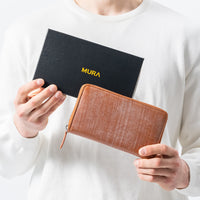 「ゴムが叶える収納革命」RANOVA WORKS（ラノーバ ワークス）ブライドルイタリアンレザー 事業主用 多機能長財布