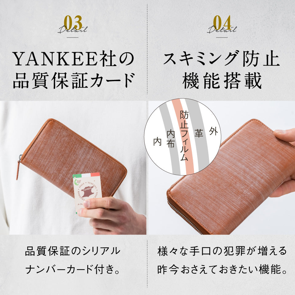 「ゴムが叶える収納革命」RANOVA WORKS（ラノーバ ワークス）ブライドルイタリアンレザー 事業主用 多機能長財布