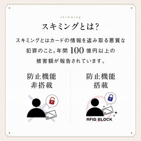 イタリア製シュリンクレザー スキミング防止機能付き ミニ財布 三つ折り財布