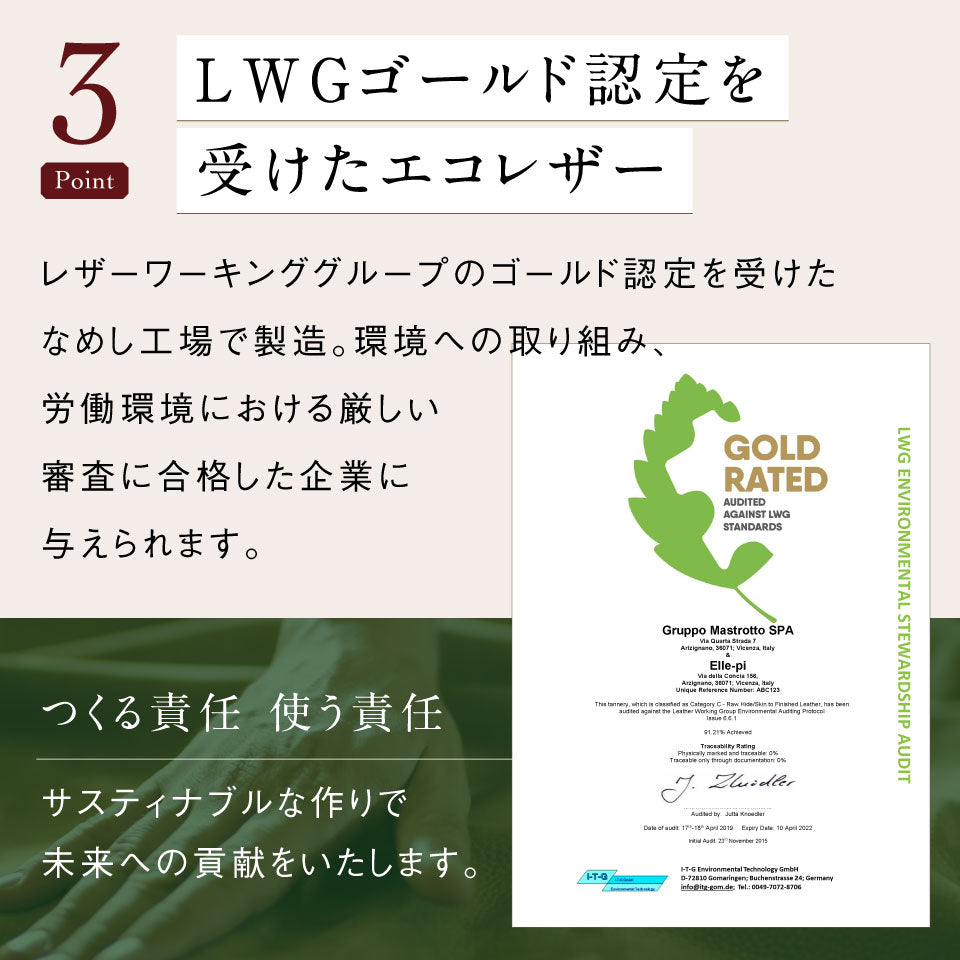 イタリア製シュリンクレザー スキミング防止機能付 じゃばら コンパクト カードケース