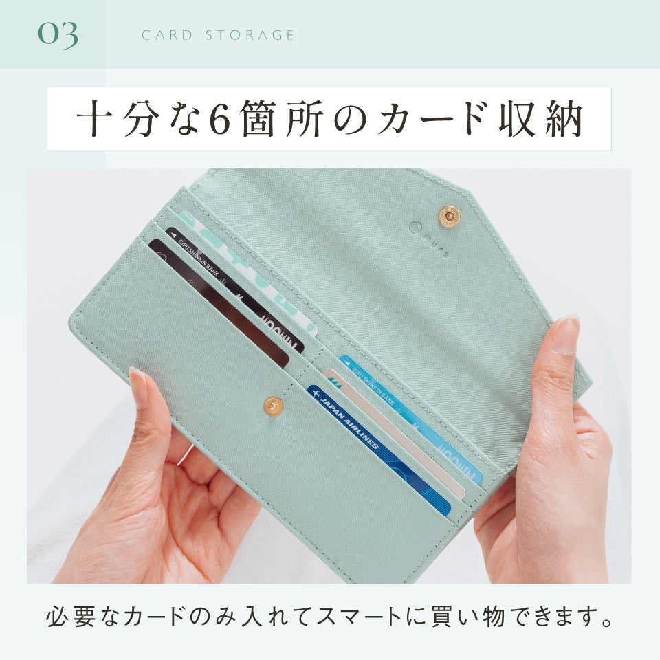 MURA 財布 レディース 長財布 薄型 本革 サフィアーノ スキミング防止