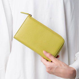 「ゴムが叶える収納革命」RANOVA W（ラノーバ W）イタリアンレザー 薄型ミニ長財